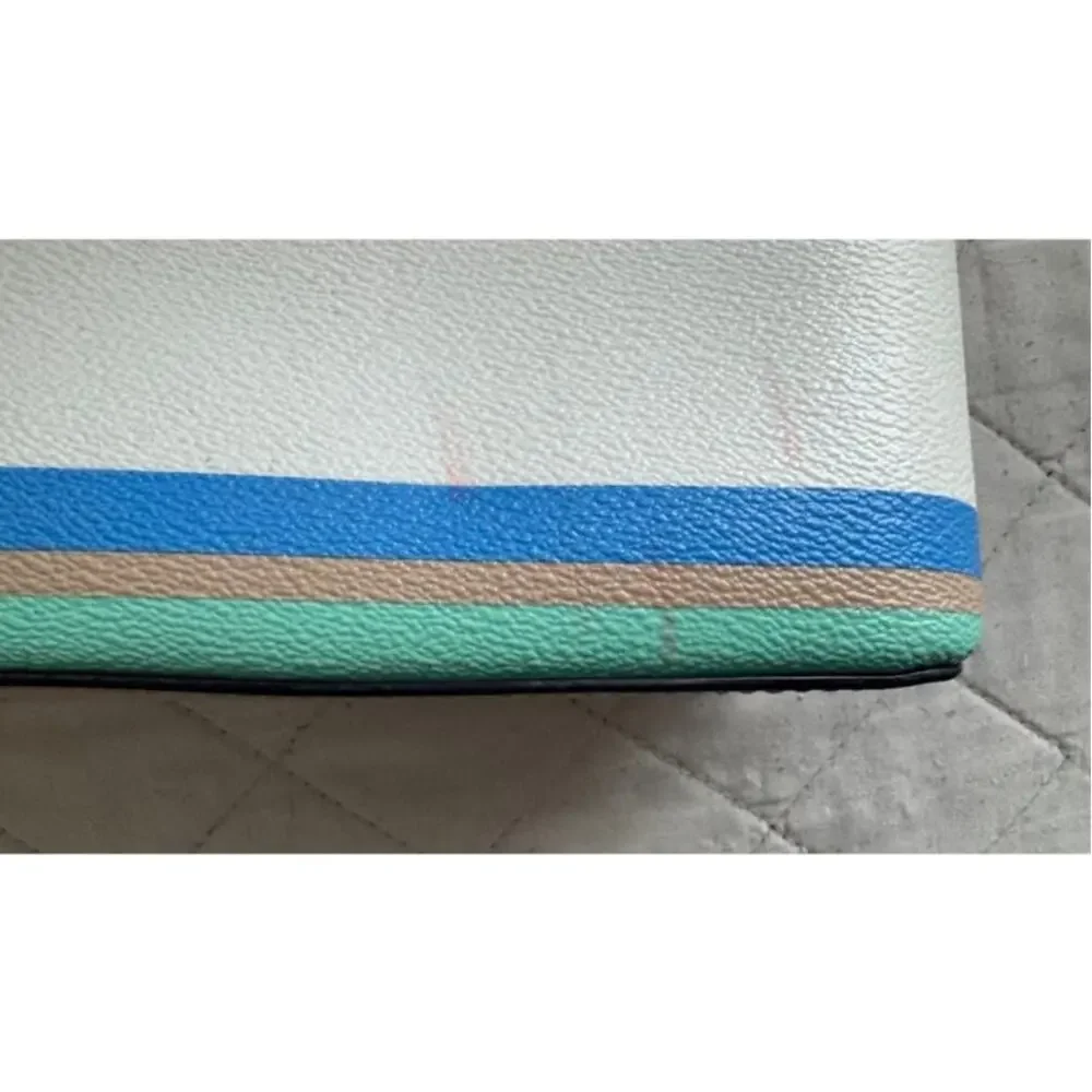 Kate Spade Dune Stripe Millie Grove Street Leather Crossbody Bag
